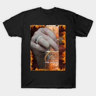 My hand forming the G chord. T-Shirt